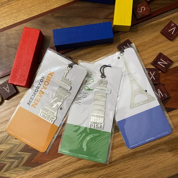 4 Pack Famous Locations - Silver Bookmarks - Picture 6 of 11